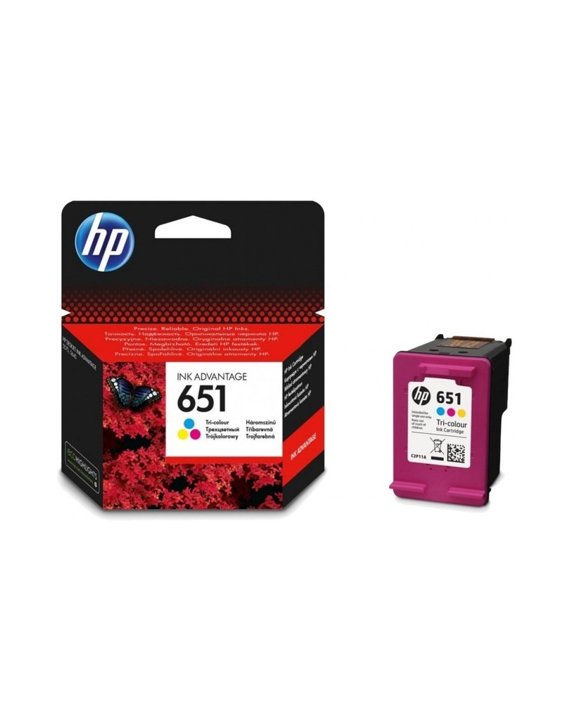 CARTOUCHE HP 651 COULEUR//C2P11AE