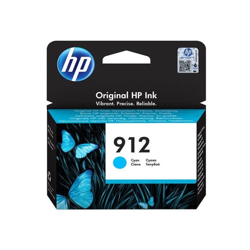 [3YL77AE] CARTOUCHE HP 912 CYAN